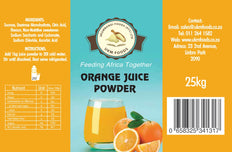 Orange Cooldrink Powder 25KG