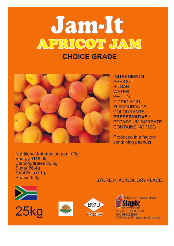 Apricot Jam 25KG